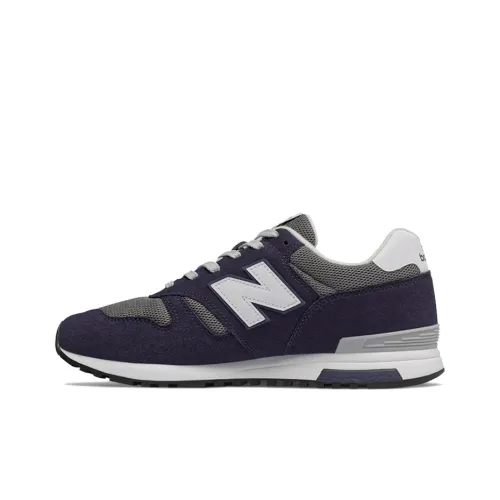 New Balance NB 565 Дышащий и Легкий Низкий Топ Беговые Кроссовки Унисекс Темно-Синий