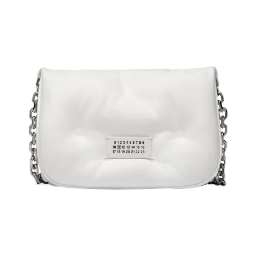 Maison Margiela Glam Slam Напп Кожа Сумка через плечо Сумка на плечо Женская Белая