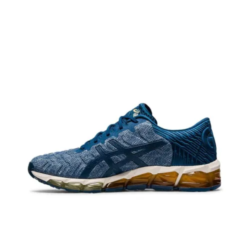 Asics Gel Quantum 360 5 Low Top Тренировочные Беговые Кроссовки Мужские Темно-Синие