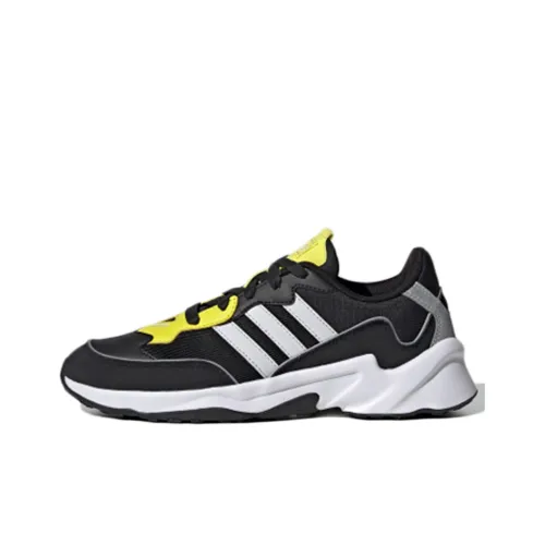 ADIDAS NEO 20 FX Non Slip Легкий Низкий Топ Марафон Беговые кроссовки Женские Черный Белый Желтый