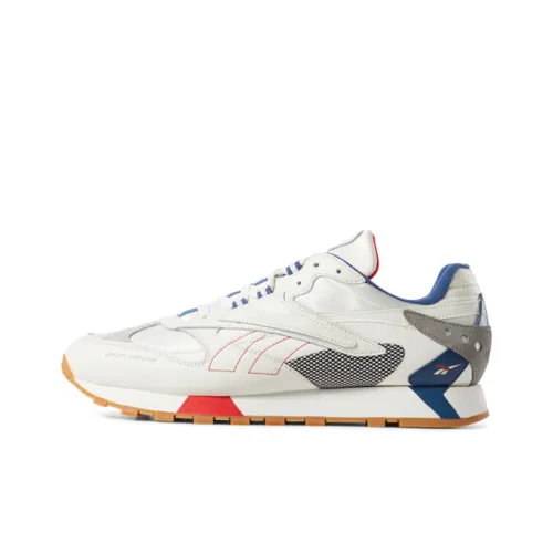 Reebok совместный бренд Classic Leather ATI 90s Low Топ Беговые кроссовки Унисекс Белый синий серый
