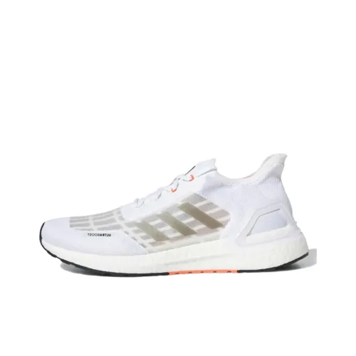 Adidas ULT Шок Абсорберы Противоскользящий Низкий Топ Марафон Беговые кроссовки Мужские Белый Коричневый Оранжевый