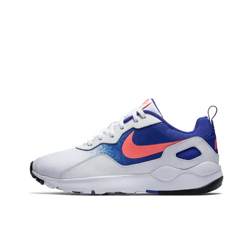 Nike Амортизация Резистентная Дышащая Поддержка Низкий Топ Беговые кроссовки Женские Синий Белый Розовый