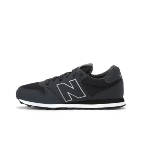 New Balance NB 500 Low Топ Беговые кроссовки Мужской Темный Угольный