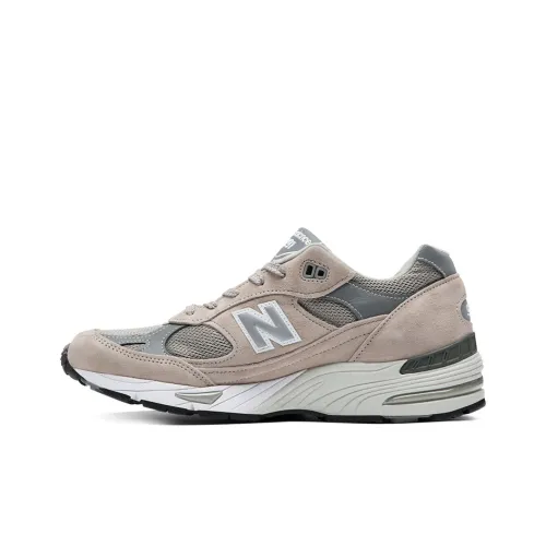 New Balance NB 991 V1 Дышащий Низкий Топ Повседневные Городские Кроссовки для Коммутирования и Беговых Кроссовки Мужские Серые Сделано в Великобритании