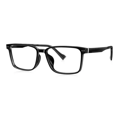 PARIM TR Памятный пластик Прямоугольные Оправы для очков Унисекс Черный