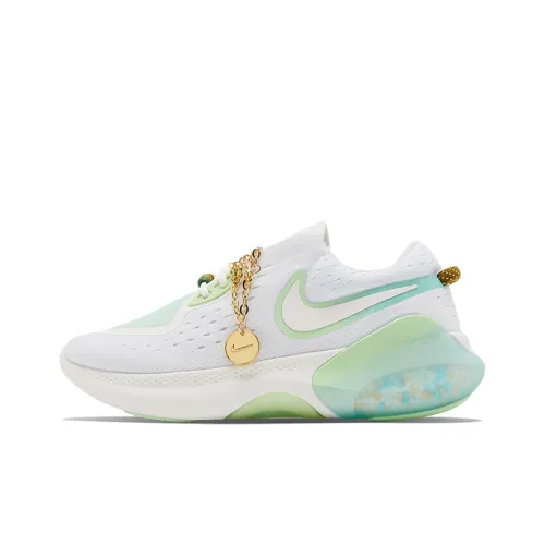 Nike Joyride Dual Run 1 Амортизация Противоскользящий Легкий Низкий Топ Беговые кроссовки Женские Белый Зеленый