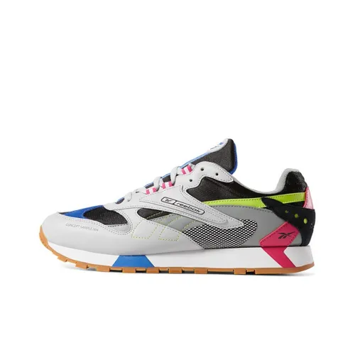 Reebok Classic Leather ATI 90s Low Топ Беговые кроссовки Унисекс Серый Черный