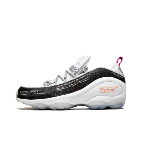 BAIT x Reebok DMX RUN 10 Low Беговые кроссовки Унисекс Черный Белый