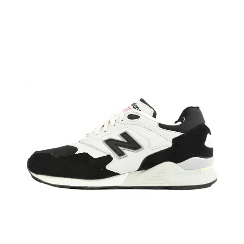 New Balance NB 878 Амортизация Низкий Топ Марафон Беговые кроссовки Унисекс Черный Белый