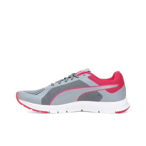 PUMA Tracker Idp Slip-Resistant Lightweight And Breathable Низкие Беговые Кроссовки Женские Серый Розовый
