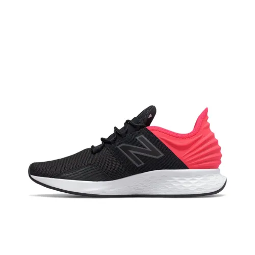 New Balance NB Свежий Foam ROAV Амортизация Устойчивый к истиранию Легкий Низкий Топ Беговые кроссовки Мужские Черный Красный Ширина D