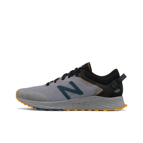 New Balance NB Свежий Foam Arishi Trail Амортизация Покрытие Низкий Топ Беговые кроссовки Мужской Серый Черный