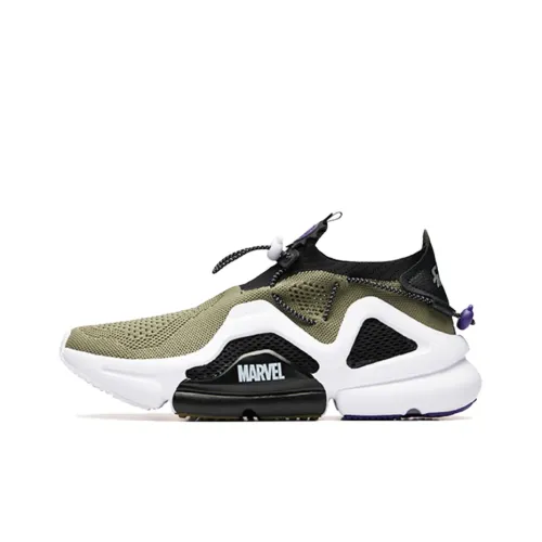 ANTA Амортизирующие шоки Slip-resistant и устойчивые к истиранию Дышащие Низкие кеды для бега Мужские Зеленый Белый Черный