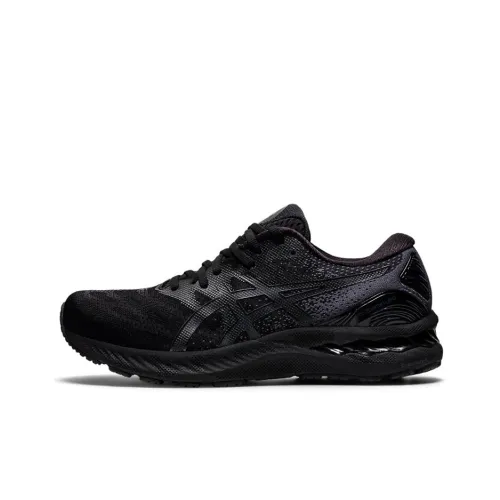 Asics Gel Nimbus 23 Low Top Марафон Беговые кроссовки Мужской Warrior Черный