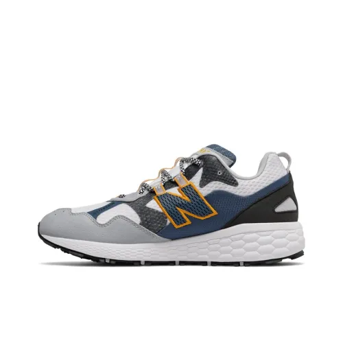 New Balance NB Свежий Foam Crag V2 Low Топ Марафон Беговые кроссовки Мужские Серый Синий D Ширина
