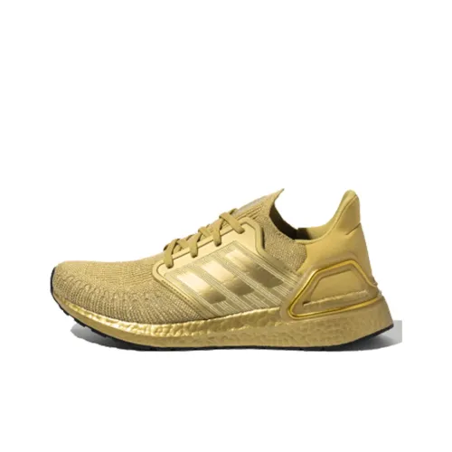 Adidas ULT Шокаблоки Противоскользящие Устойчивые к истиранию Низкий Топ Беговые кроссовки Мужские Золотые