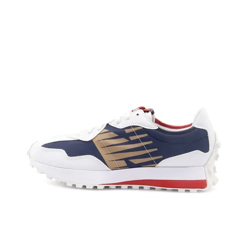 New Balance NB 327 Low Топ Повседневные Беговые Кроссовки Унисекс Белый Красный