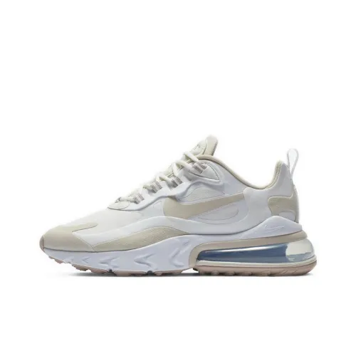 Nike Air Max 270 Амортизация Низкий Топ Air Cushion Беговые Кроссовки Женские Экрю