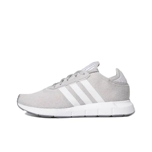 Adidas Originals Swift Run X Амортизация Низкий Топ Марафон Беговые кроссовки Женские Серый Белый