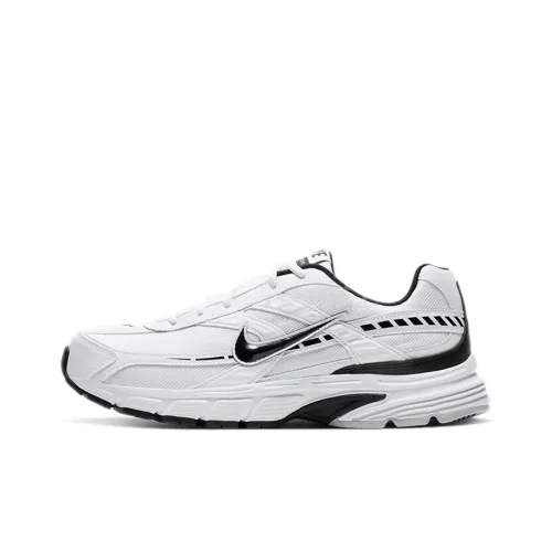 Nike Initiator Амортизация Дышащий Поддерживающий Низкий Топ Повседневный Городской Коммутирование Беговые кроссовки Мужской Черный Белый