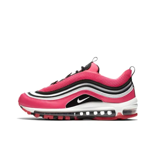 Nike Air Max 97 Low Топ Повседневные Беговые Кроссовки Женские Черные Розовые