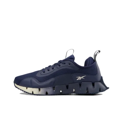 Reebok Zig Dynamica 1 INT Low Топ Беговые кроссовки Мужской Темно-синий