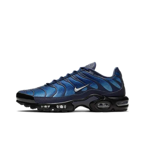 Nike Air Max Plus Low Top Повседневные Беговые Кроссовки Мужские Синий Черный