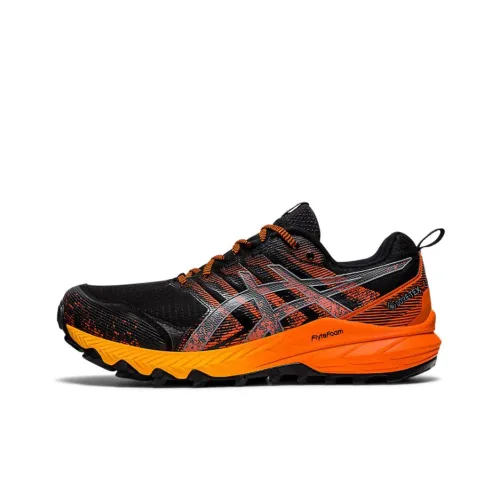 Asics Gel Trabuco 9 Кроссовки для трейлраннинга Мужские Черные и Оранжевые