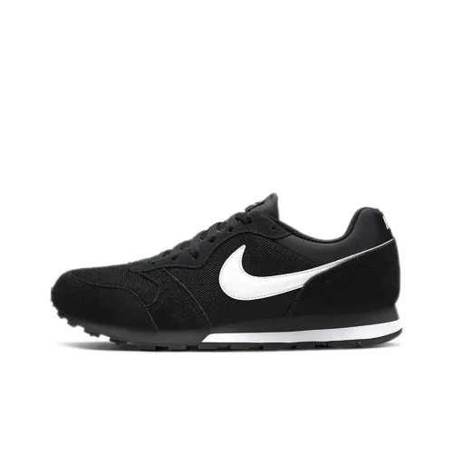 Nike MD Runner 2 Low Топ Беговые кроссовки Мужской Черный белый