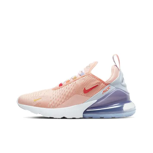 Nike Air Max 270 Low Топ Беговые кроссовки Женские Синий Розовый