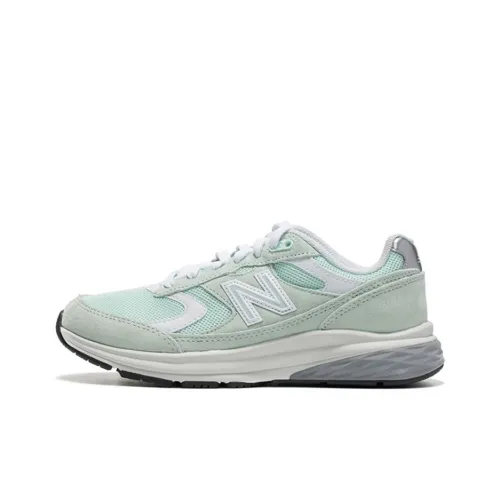 New Balance совместная серия 880 Амортизация Покрытие И Устойчивость к Износу Низкий Топ Беговые кроссовки Женские Мятно-зеленый