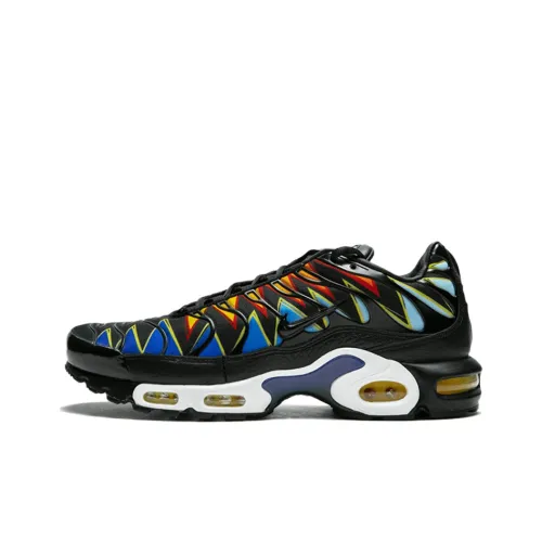 Nike Air Max Plus Low Топ Беговые кроссовки Унисекс Черный Синий Красный