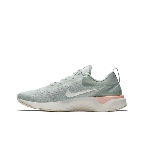 Nike Odyssey React Амортизаторы Slip-on Повседневные Беговые кроссовки Женские Синие Белые