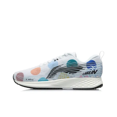 LINING Red Hare 4 V2 Амортизирующие беговые кроссовки для женщин синий и белый