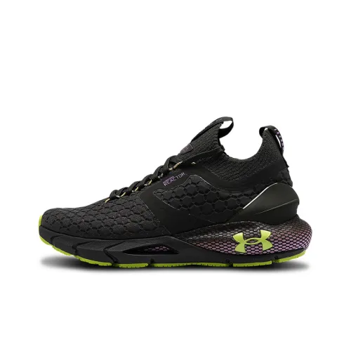 Under Armour HOVR Phantom 2 Low Топ Беговые кроссовки Женские Черный Зеленый