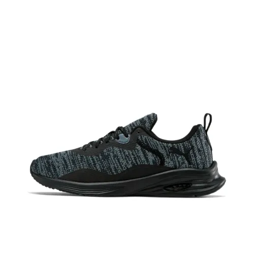PUMA Hybrid Fuego KNIT Low Топ Беговые кроссовки Мужской Черный