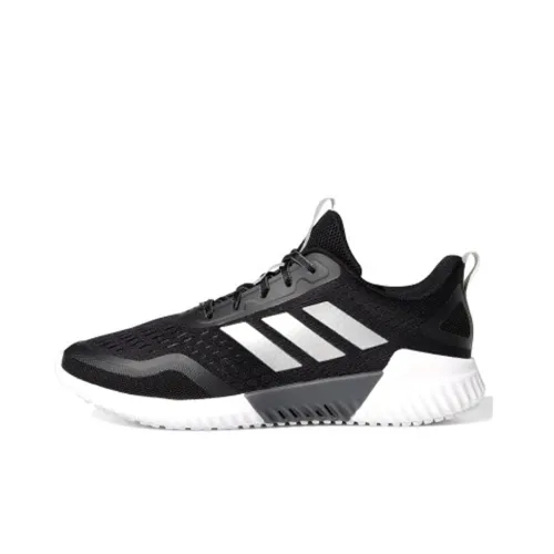 Adidas CLIMACOOL BOUNCE Амортизаторы Slip-resistant Дышащие Низкие кеды Повседневные Беговые кроссовки Унисекс Черный Белый