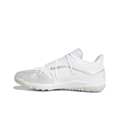 Adidas Afterburner Adizero Шипы Дышащий Низкий Топ Беговые кроссовки Мужской Белый