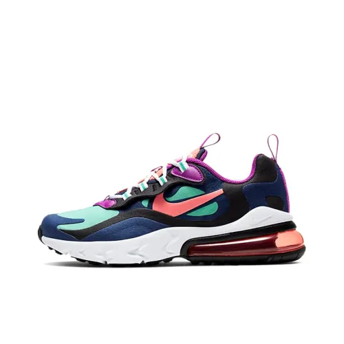 Nike Air Max 270 Амортизация Легкий Отскок Низкий Топ Повседневные Беговые кроссовки Женские Rainbow Eggs