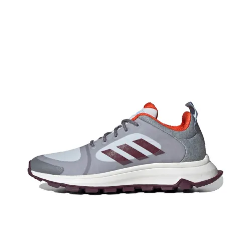 Adidas Response Trail X Low Топ Беговые кроссовки Женские Серый Фиолетовый