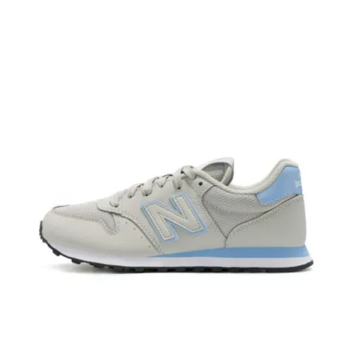 New Balance NB 500 Low Топ Марафон Беговые кроссовки Женские Серо-голубой B Ширина