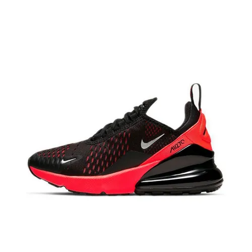 Nike Air Max 270 Low Беговые кроссовки GS Черные Красные