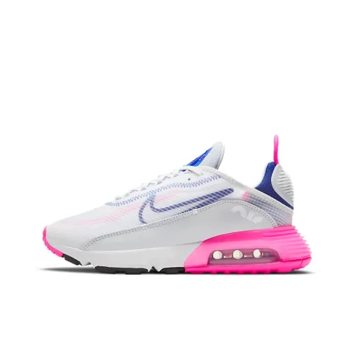 Nike Air Max 2090 Low Топ Тренировочные Беговые Кроссовки Женские Белые Синие Розовые
