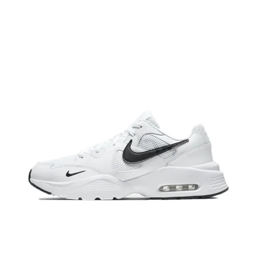 Nike Air Max Fusion Abrasion Resistant Низкий Топ Беговые кроссовки Мужские Белые