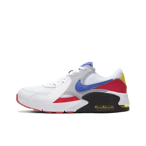 Nike Air Max Excee Low Топ Повседневные Беговые Кроссовки Женские Белые Красные Синие