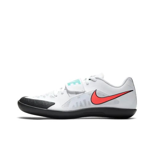 Nike Zoom Rival Амортизирующие подошва Противоскользящие Низкие Беговые кроссовки Унисекс Белый Красный Зеленый