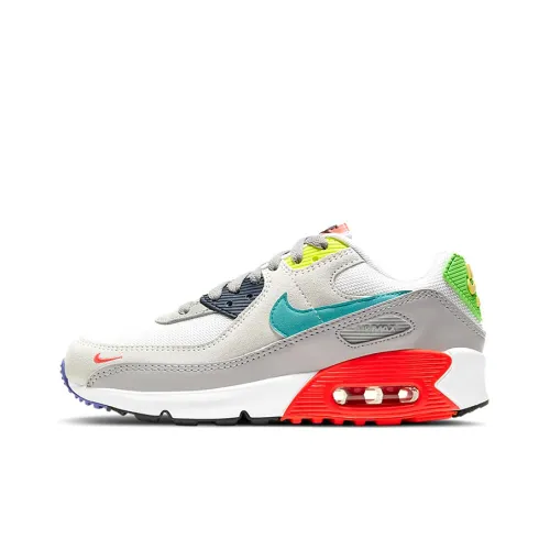 Nike Air Max 90 Low Топ Повседневные Беговые Кроссовки Женские Шов Цвет