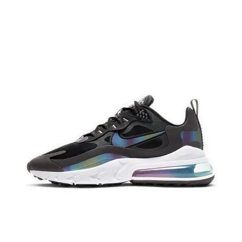 Nike Air Max 270 Low Топ Air Cushion Повседневные Беговые Кроссовки Унисекс Черный Фиолетовый