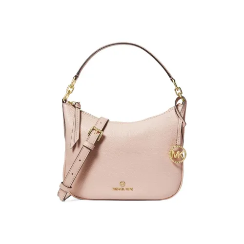 MICHAEL KORS MK Kelsey Зернистая текстура кожа кожа сумка через плечо маленькая женская розовая